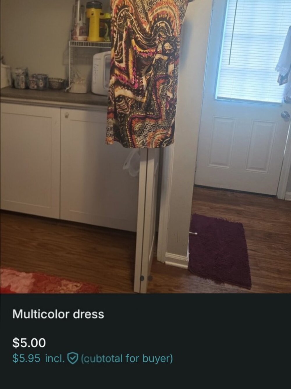 Multi colored dress